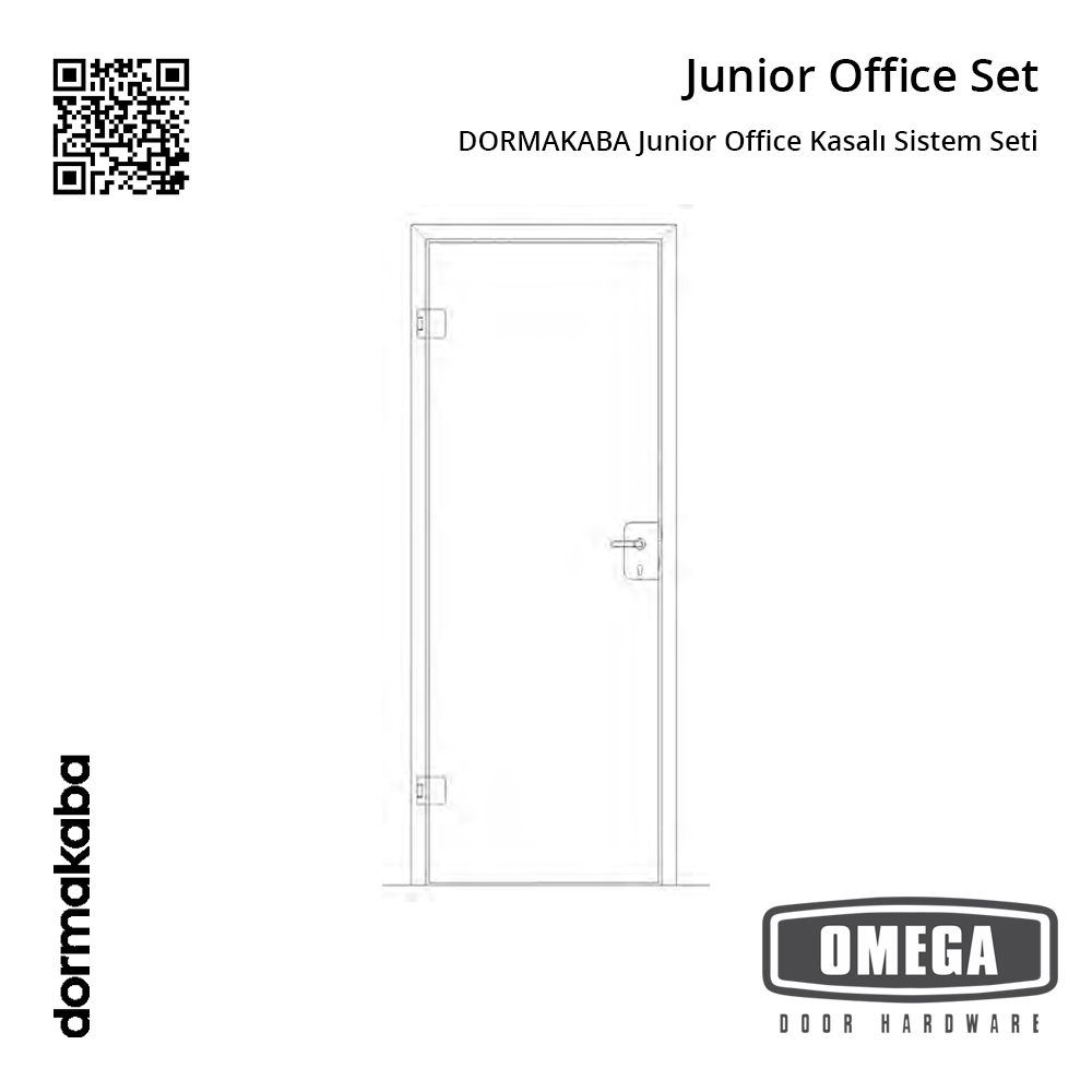 Loopslot voor glasdeur, Junior Office Classic, Dorma glas – HÄFELE